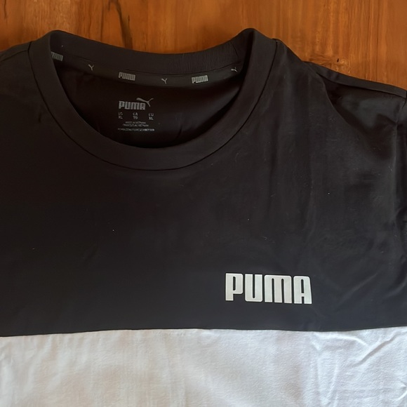Puma color block striped T-shirt - Picture 2 of 4